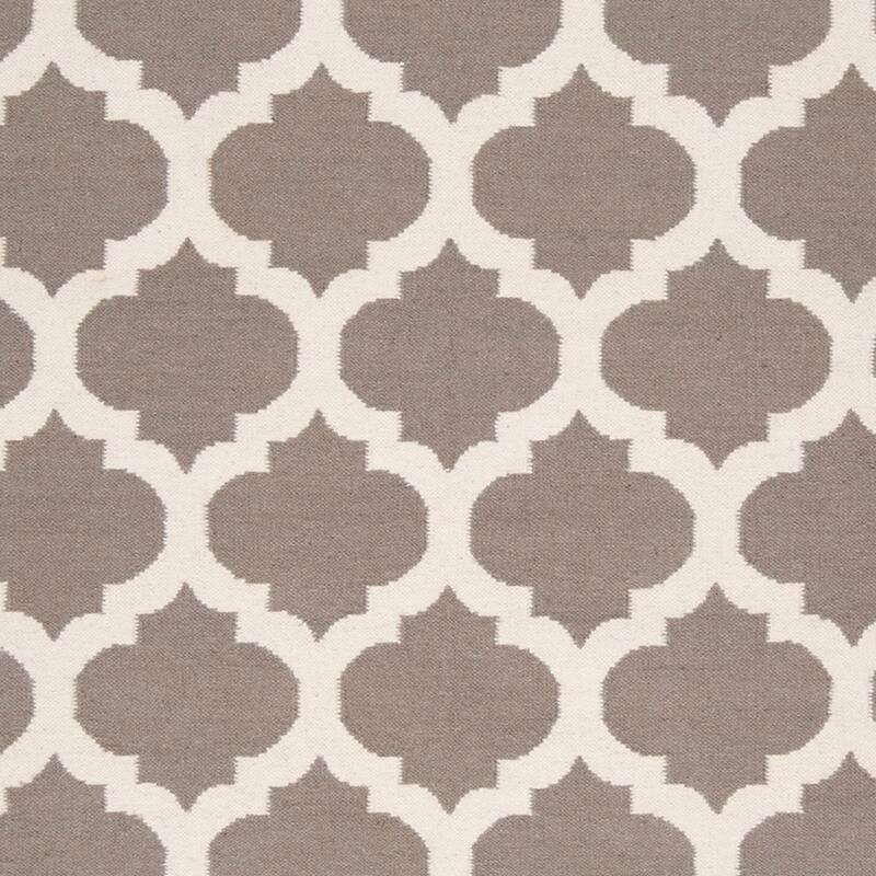 Hand Woven Carvin Flatweave Wool Area Rug