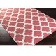 preview thumbnail 10 of 72, Hand Woven Carvin Flatweave Wool Area Rug Pink - 8' x 11' - Rectangle
