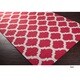 preview thumbnail 20 of 72, Hand Woven Carvin Flatweave Wool Area Rug Red - 8' x 11' - Rectangle