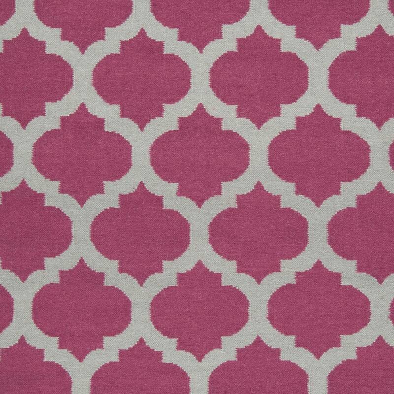 Hand Woven Carvin Flatweave Wool Area Rug