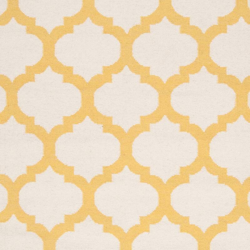 Hand Woven Carvin Flatweave Wool Area Rug