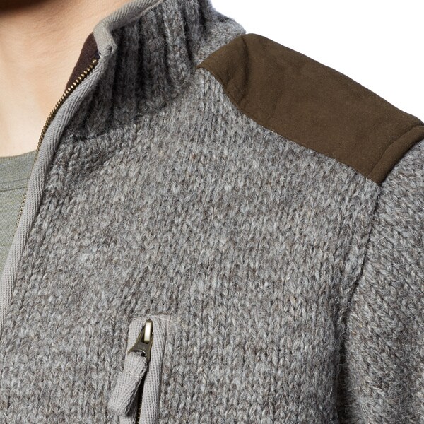 men's sweaters with leather elbow patches