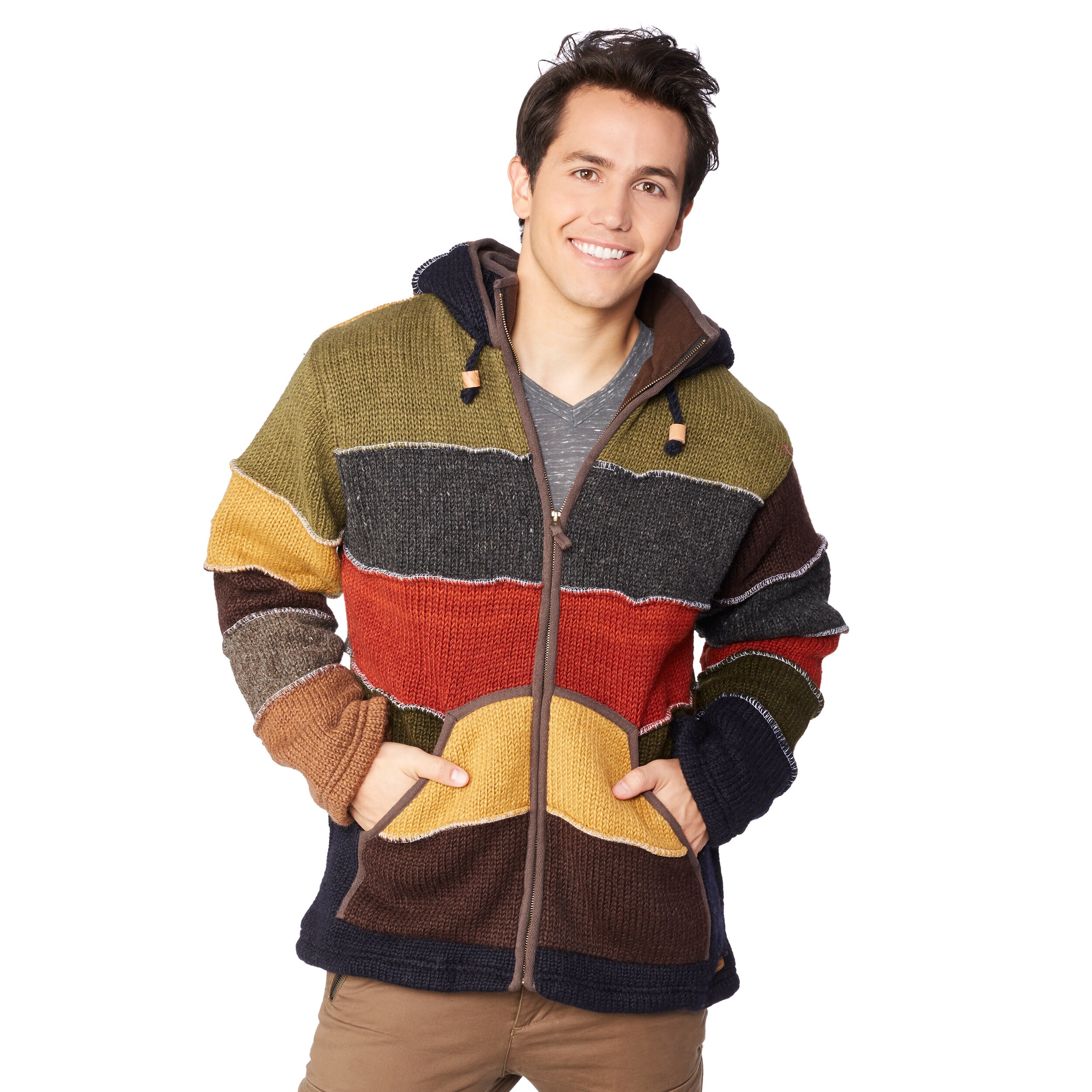laundromat patchwork sweater