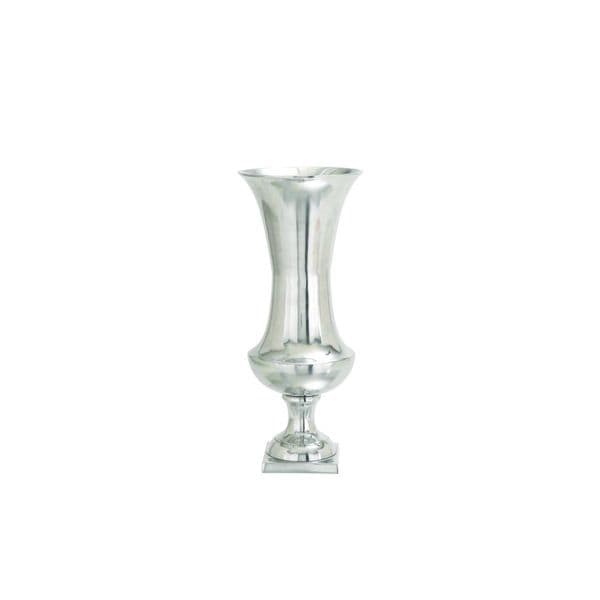 Aluminum 9-inches Wide x 21-inches High Flower Vase