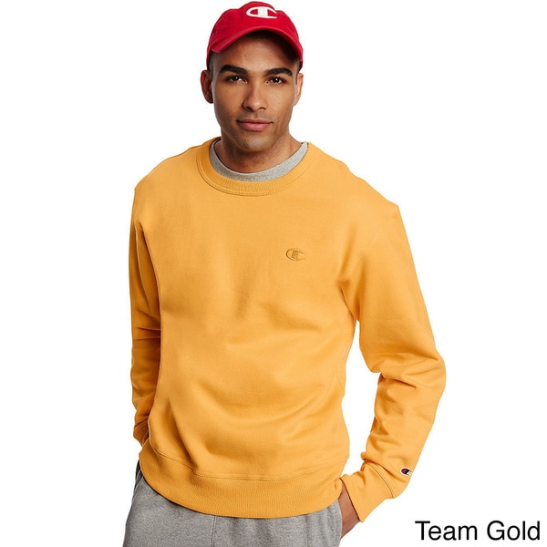 champion men's powerblend fleece pullover sweatshirt