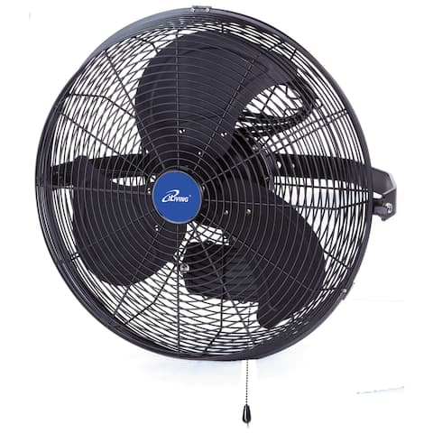 iLIVING 18 Inch Wall Mount Outdoor Fan (Misting Kit Sold Separately)