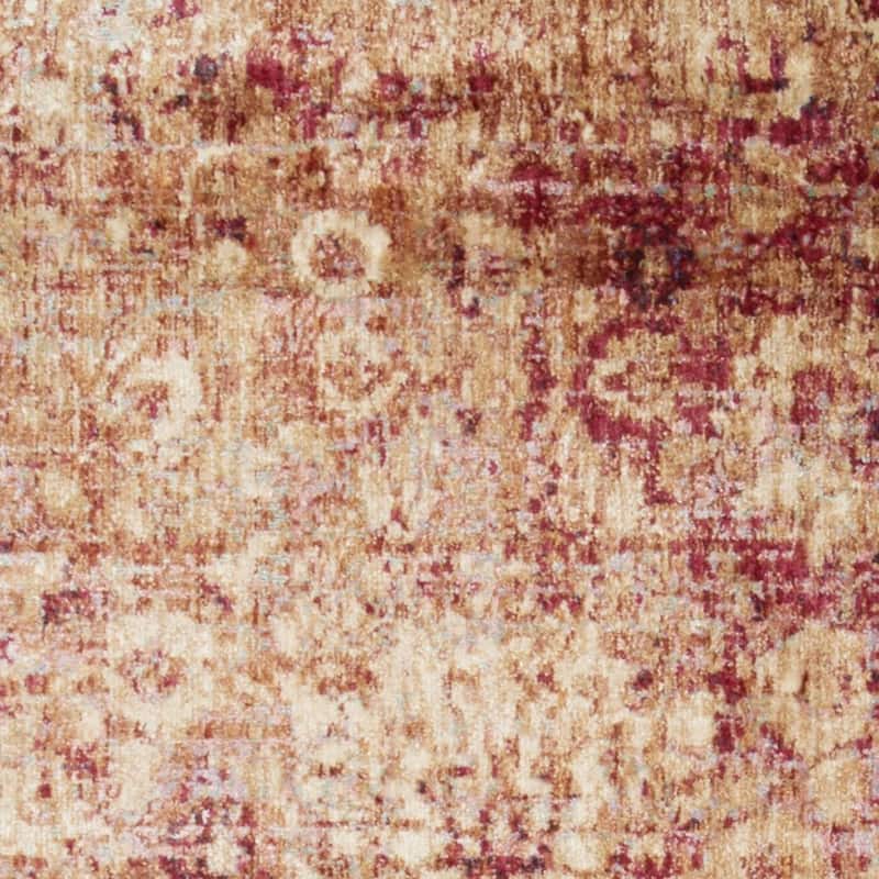 Alexander Home Contessa Traditional Copper Medallion Distressed Rug