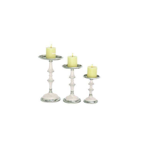 Set of 3 Aluminum Candle Holders Bed Bath & Beyond 12176283
