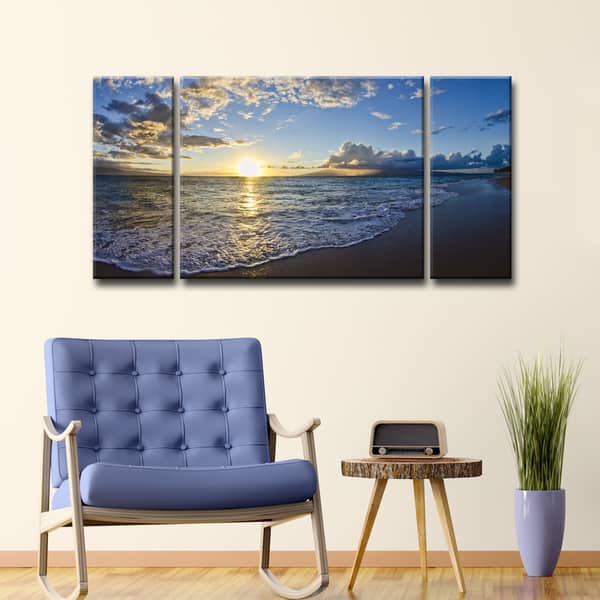 Upon the Shoreline' Canvas Wall Art by Christopher Doherty Overstock