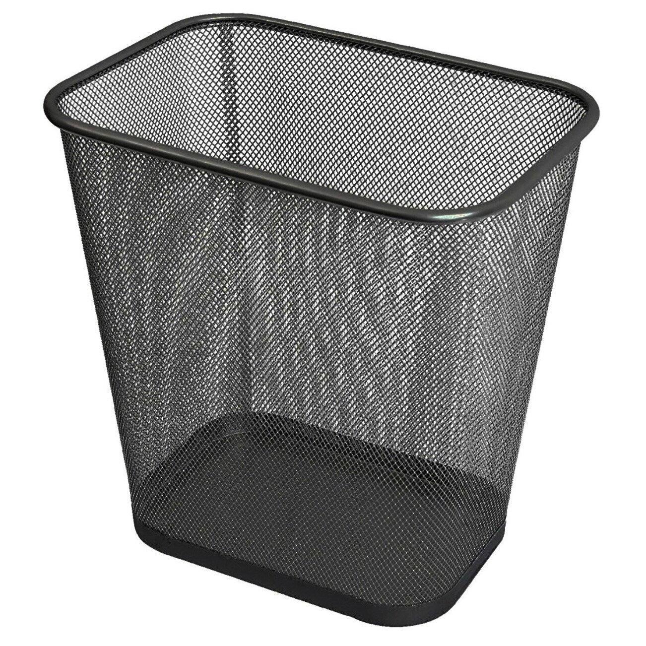 Ybm Home Steel Mesh Rectangular Waste Basket Black N/A eBay
