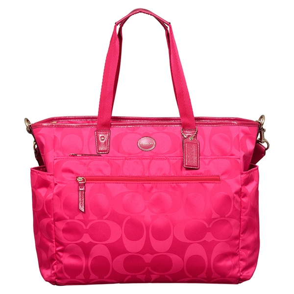 coach signature diaper bag