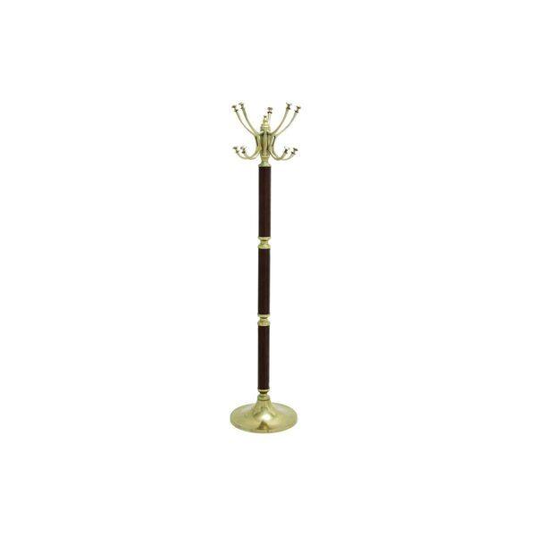 Aluminum/Gold/Brass Coat Rack Overstock 12178493