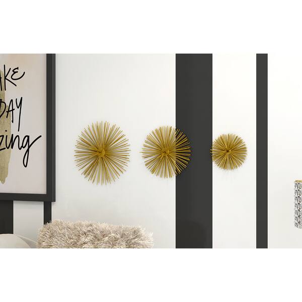 Shop Set Of 3 Contemporary 6 9 And 12 Inch Star Wall Decor By