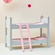 preview thumbnail 4 of 4, Olivia's Little World - 18" Doll Double Bunk Bed - Grey