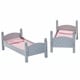 preview thumbnail 2 of 4, Olivia's Little World - 18" Doll Double Bunk Bed - Grey
