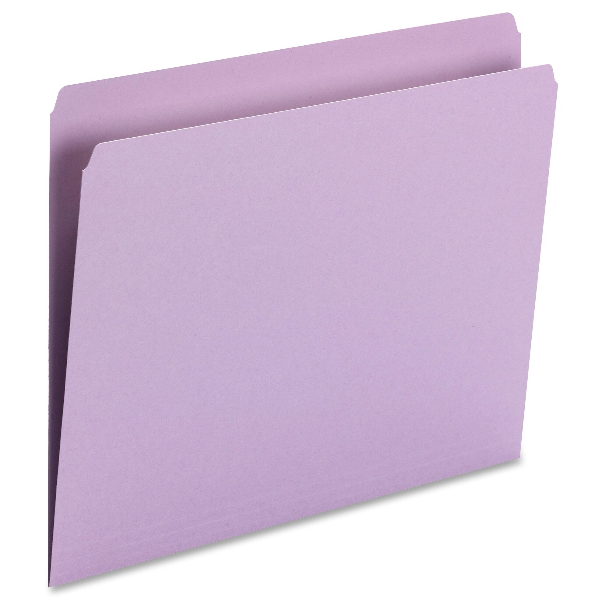 Smead 11pt 1Ply Tab StrCut Color File Folders Lavender Purple eBay