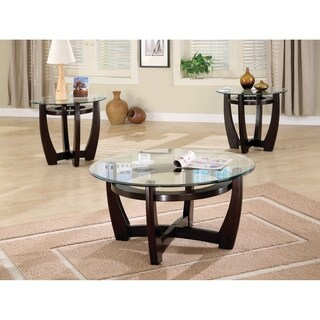 Shop Coaster Company Cappuccino 3-piece Table Set - On Sale - Free ... Shop Coaster Company Cappuccino 3-piece Table Set - On Sale - Free ...