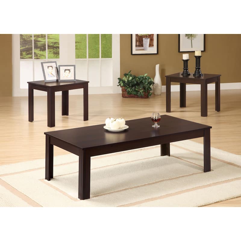 Elias 3-piece Engineered Wood Coffee Table Set
