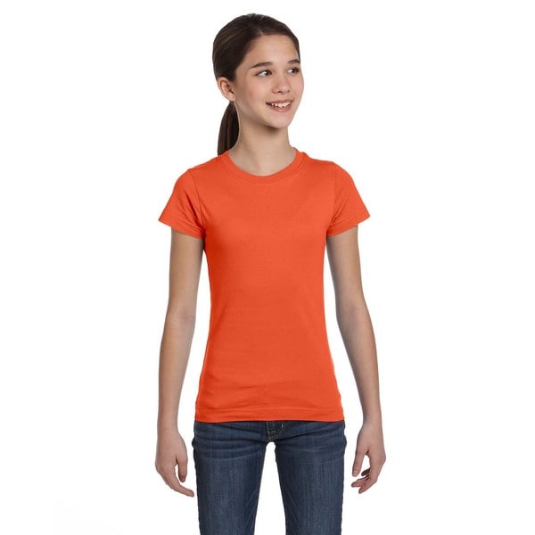 girls orange shirt