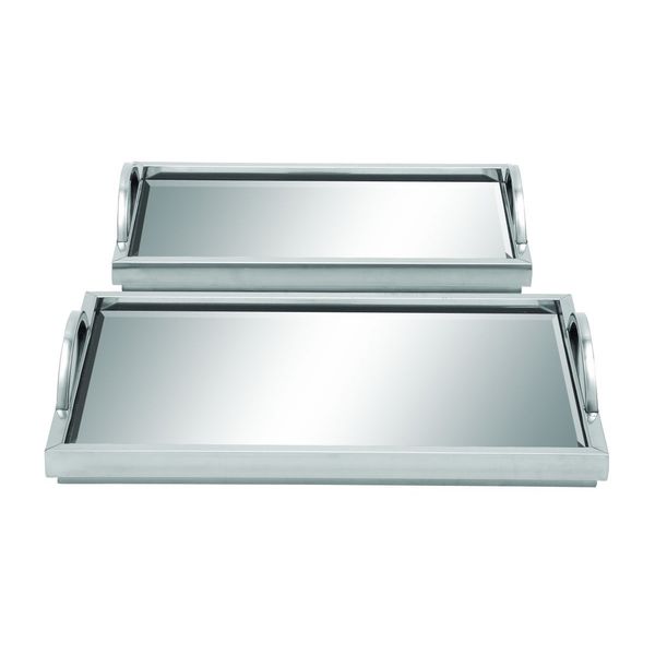 mirrored serving tray