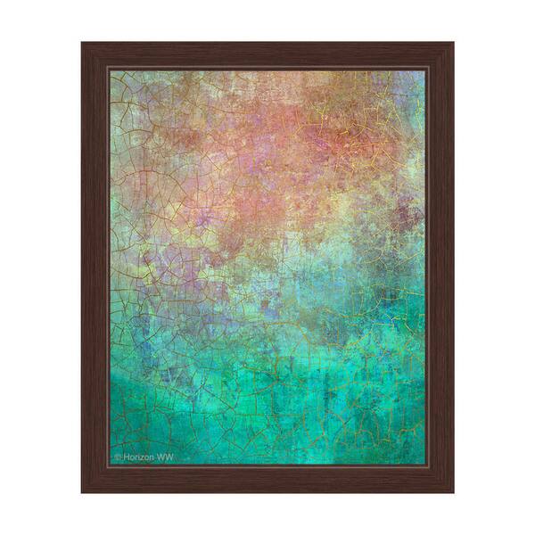 'Teal Vision' Framed Graphic Wall Art Overstock 12179983