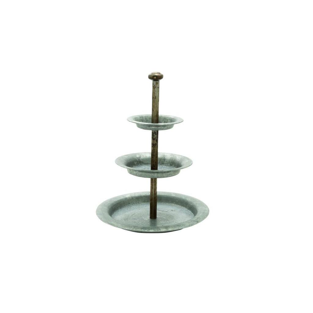 Metal 3-tier Serving Tray