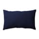 preview thumbnail 2 of 1, Pillow Perfect Tribal Stitches Navy-white Rectangular Throw Pillow