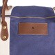Personalized Navy Canvas & Leather Duffle Bag - Thumbnail 4
