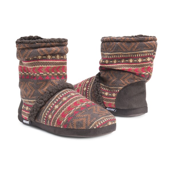 muk luks scrunch boot slippers