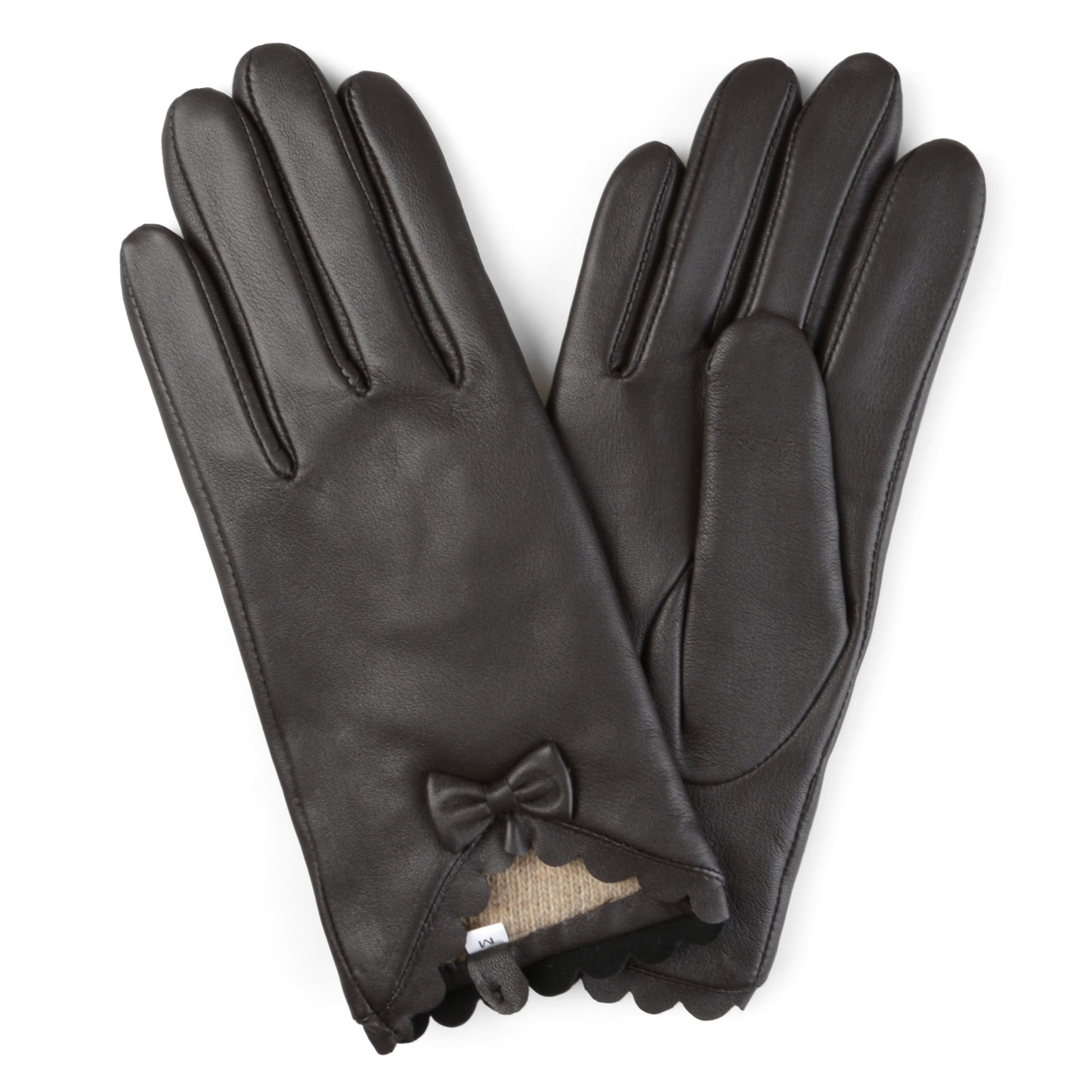 women's wool lined leather gloves