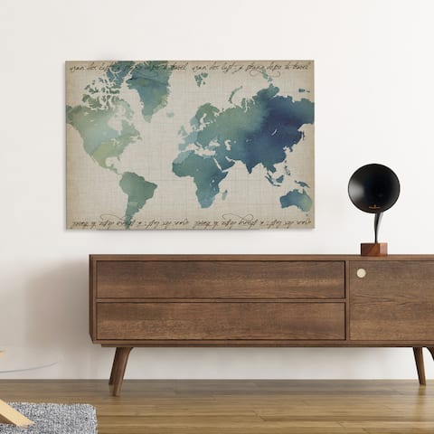 Watercolor World Map