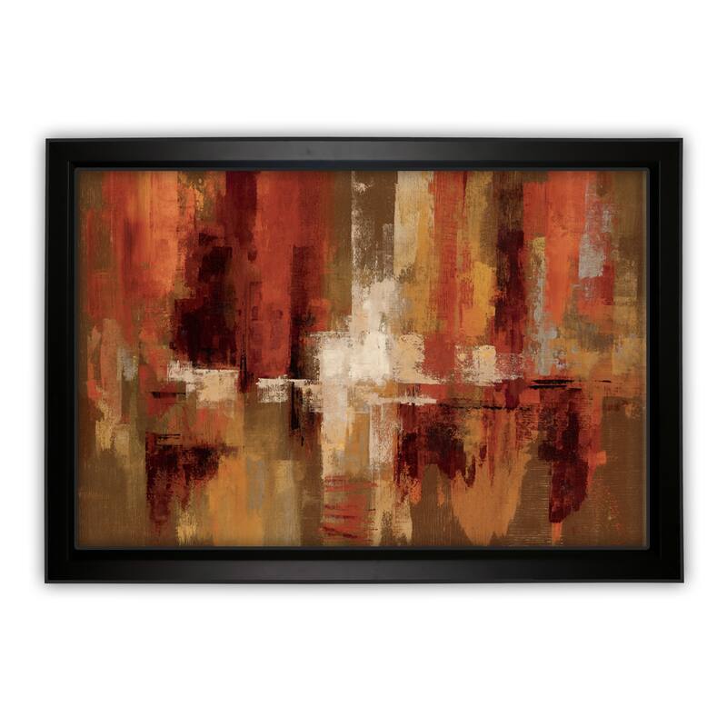'Castanets' Framed Hand-wrapped Canvas