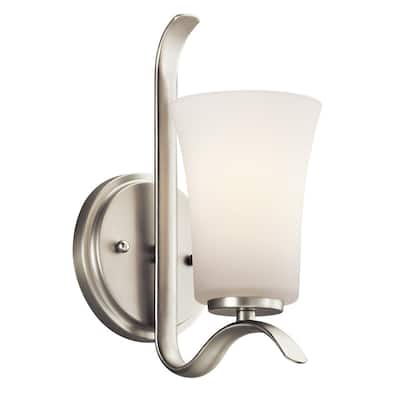 Kichler Lighting Armida Collection 1-light Brushed Nickel Wall Sconce