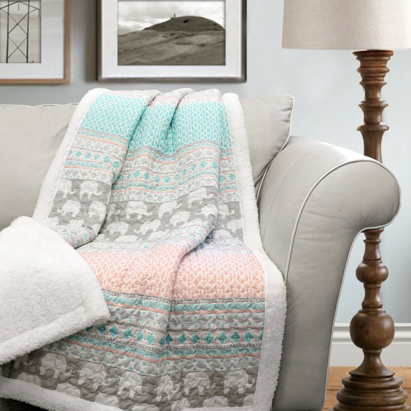 Elephant outlet sherpa throw