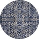 preview thumbnail 29 of 28, Nourison Somerset Tribal Patterned Area Rug 5'6" Round - Blue - Runner/Round