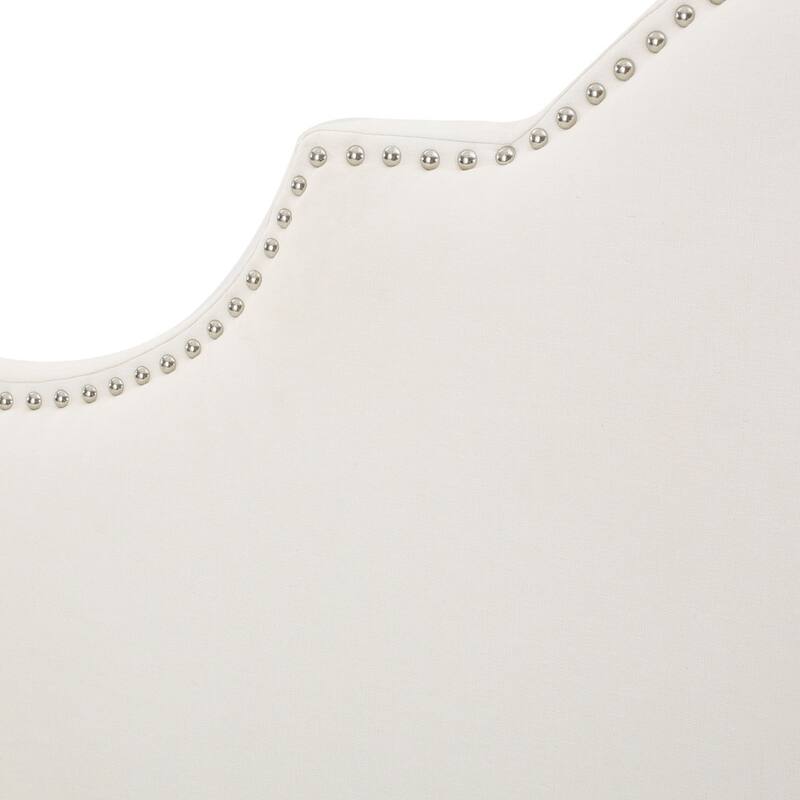 Bianca Adjustable Full/Queen Studded Fabric Headboard by Christopher Knight Home