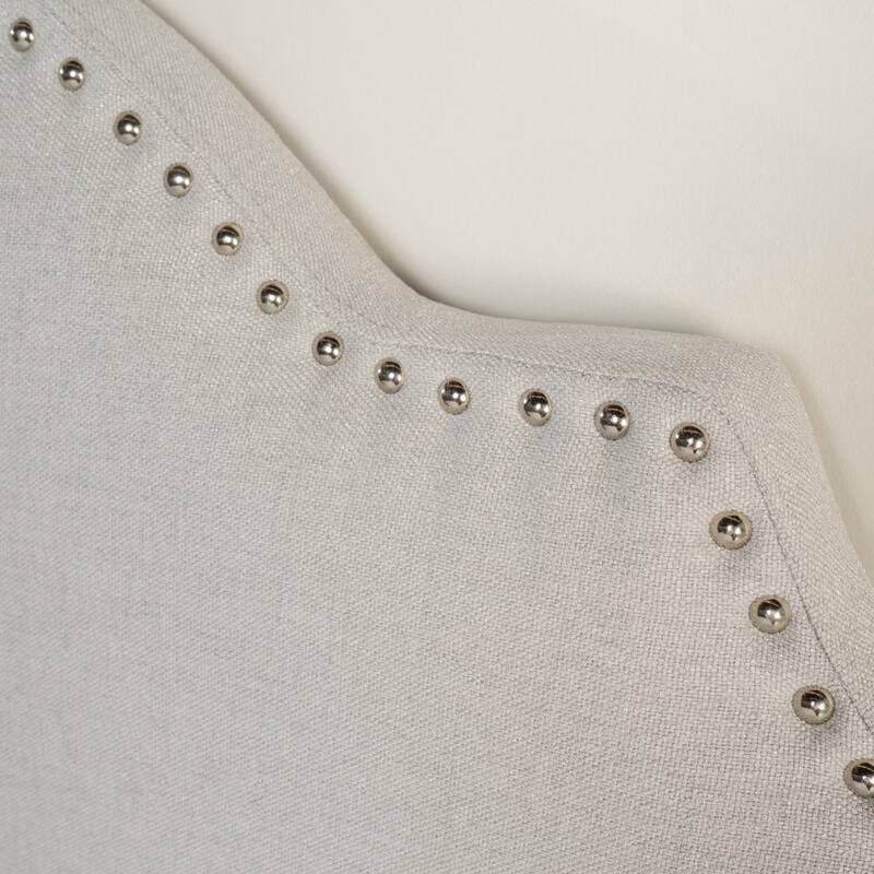 Bianca Adjustable Full/Queen Studded Fabric Headboard by Christopher Knight Home