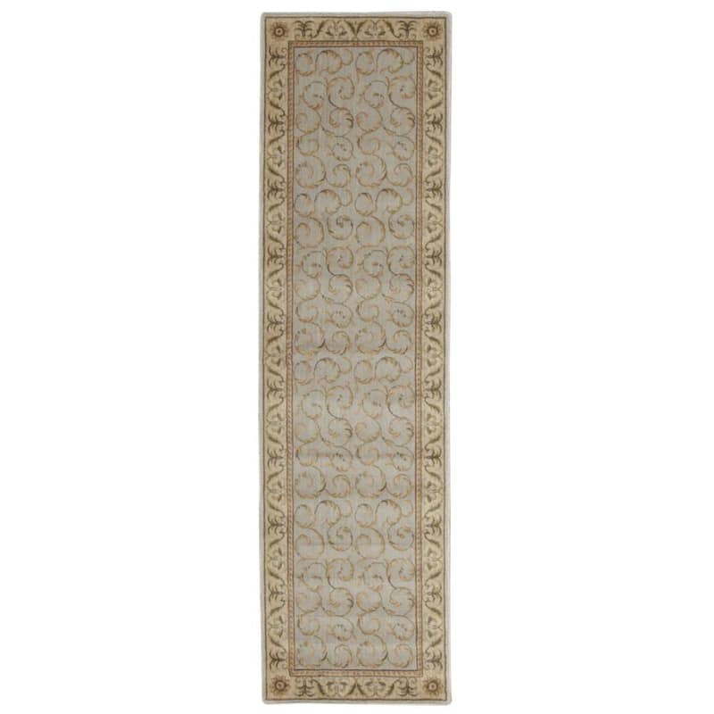 Nourison Somerset Trellis Border Area Rug - 2' x 5' 9" - Blue/Gold - Runner/Rectangle