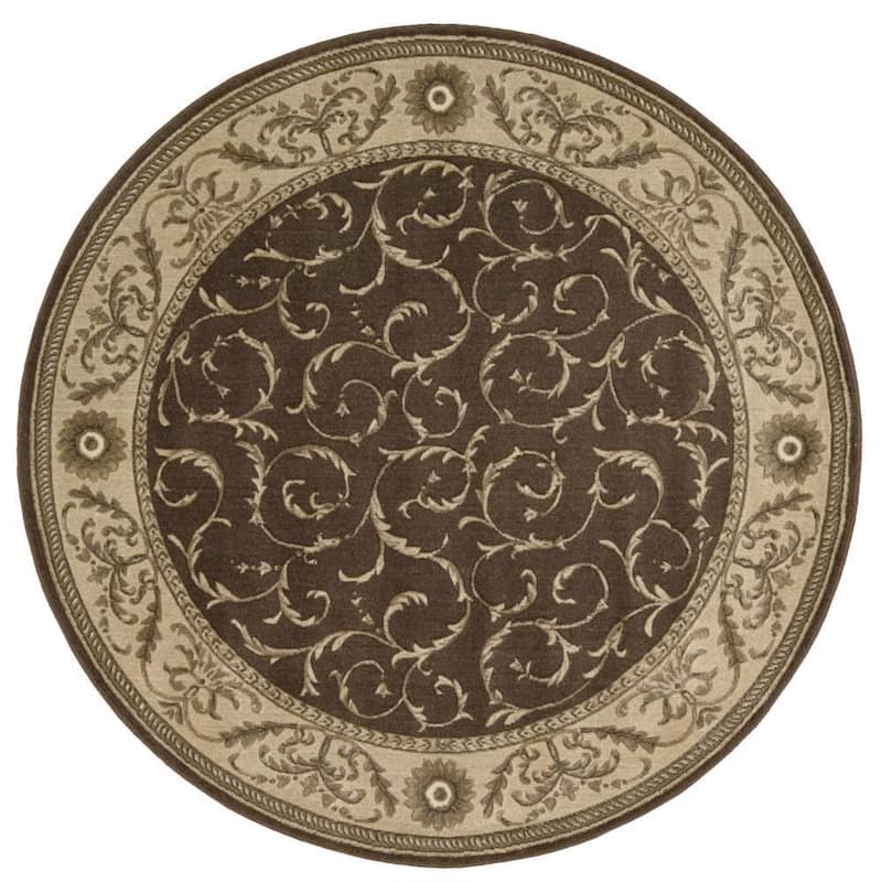 Nourison Somerset Trellis Border Area Rug