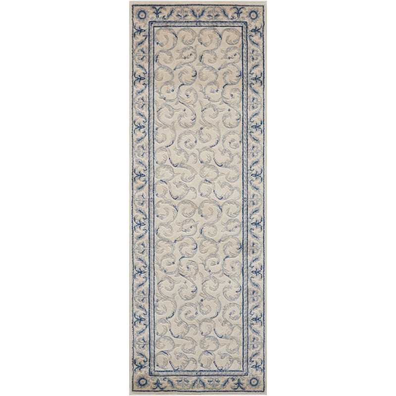 Nourison Somerset Trellis Border Area Rug
