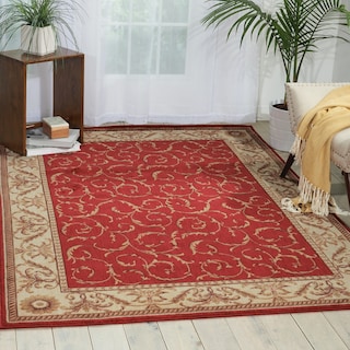 Nourison Somerset Trellis Border Area Rug