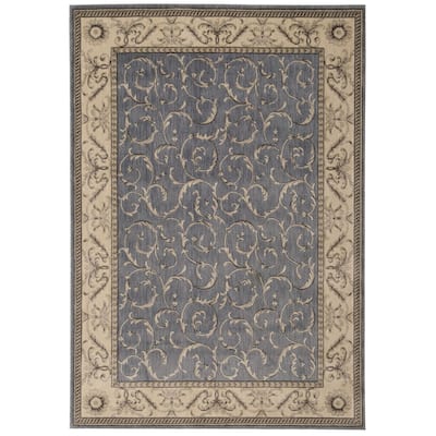 Nourison Somerset Trellis Border Area Rug