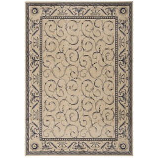 Nourison Somerset Trellis Border Area Rug
