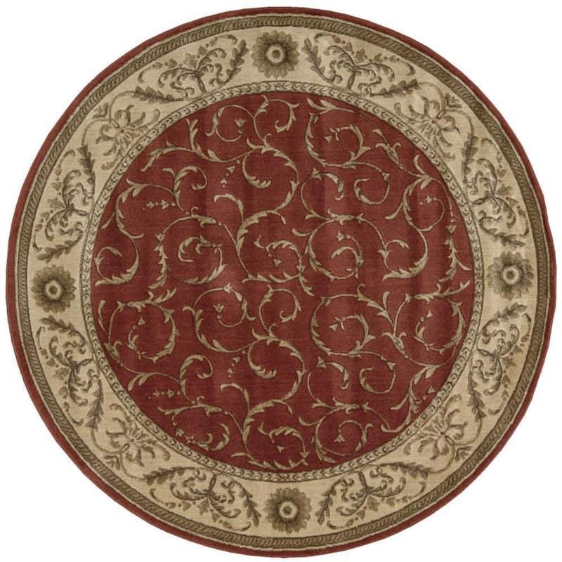 Nourison Somerset Trellis Border Area Rug