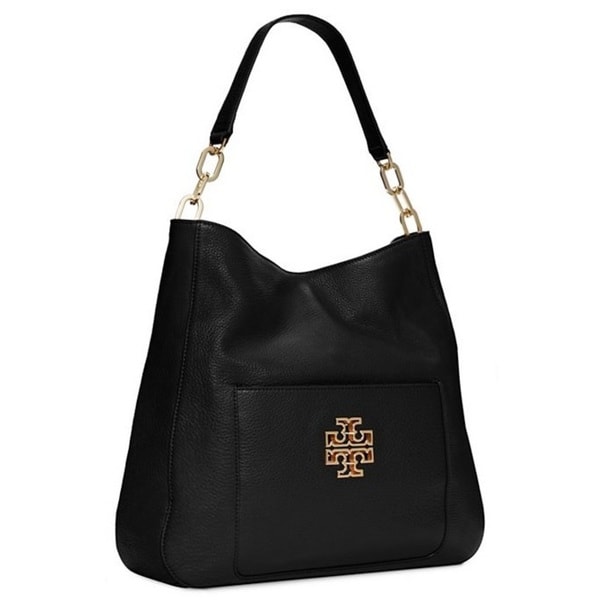 tory burch black hobo