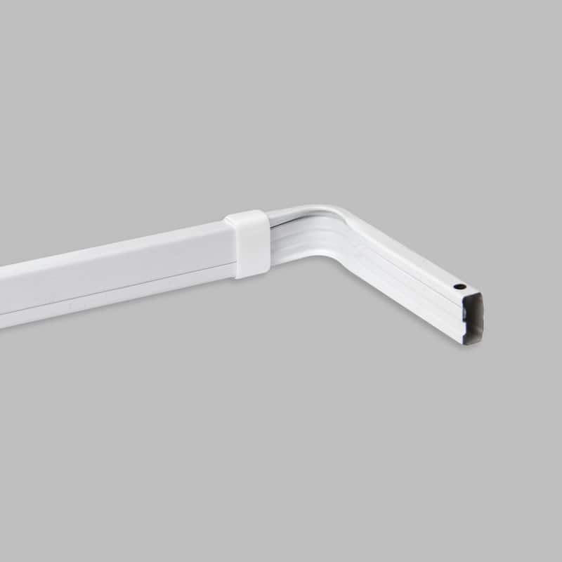 InStyleDesign Adjustable Lockseam Curtain Rod with 3-inch Clearance
