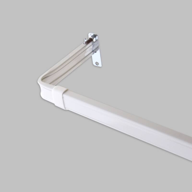 InStyleDesign Adjustable Lockseam Curtain Rod with 3-inch Clearance