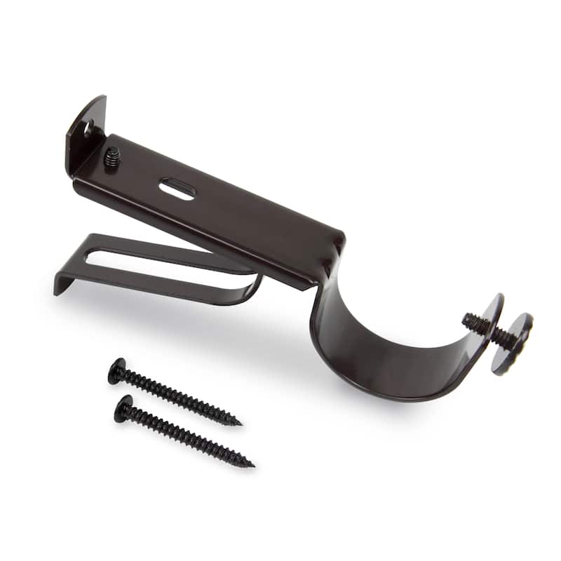 InStyleDesign 1.5 inch Curtain Rod Wall Bracket - n/a