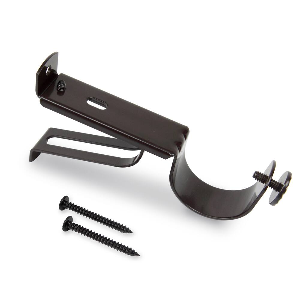 InStyleDesign 1.5 inch Curtain Rod Wall Bracket - n/a