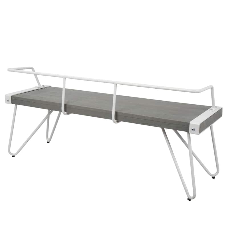 Carbon Loft Salk Industrial Dining / Entryway Bench